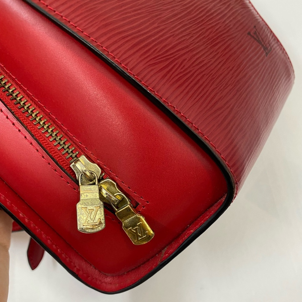 Louis Vuitton Red Epi Leather Mabillon Backpack - Picture 9 of 15